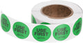 PATIKIL 500 Pcs USE First Stickers, 1 inch Round Use First Stickers Food Service Circle Inventory Control Adhesive Labels for Food Service Kitchen Restaurants Retail Storage Date, Green