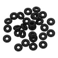 PATIKIL Silicone O-Rings, 50 Pcs 9mm OD 2.8mm ID 3.1mm Thick Sealing Washer Gasket Rings for Car Auto Vehicle Plumbing Repair Air Gas Sealing Connections, Black