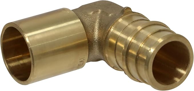10 Pcs XFITTING Pex A 3/4 Inch x 3/4 Inch Male Elbow Sweat, 30-1-2=10XX