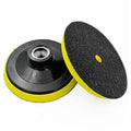 SHDIATOOL 4-Inch Backer Pad Backing pad of Foam Plastic Body with 5/8-Inch-11 Thread for Diamond Polishing Pads Pack of 2