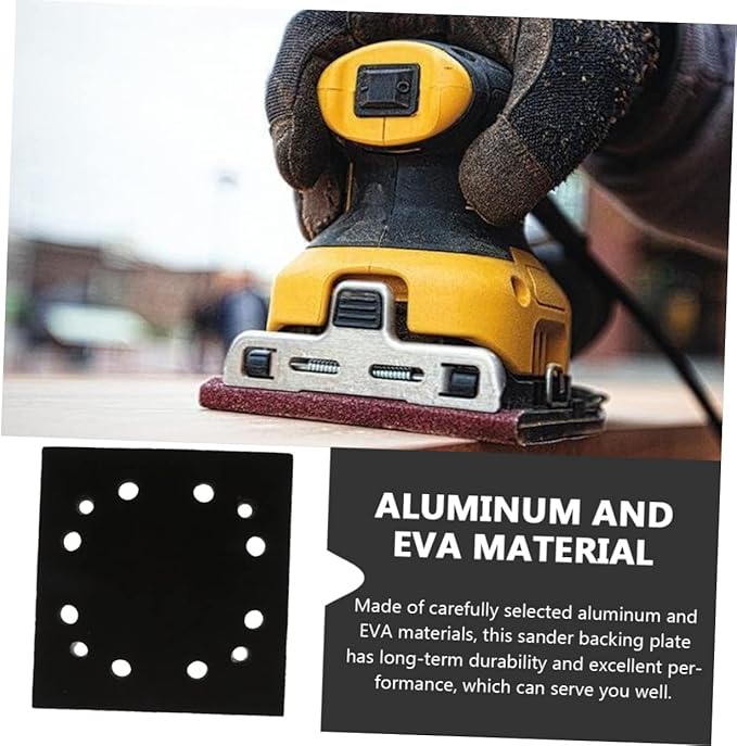 UPKOCH 4pcs Replacement Sander Pad Sanding Backing Plate Easy to Install for Electric for Woodworking and Preparation