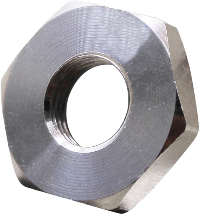 DERNORD Cast Pipe Fitting Stainless Steel 304 Hex Locknut NPT Female (1/4 Inch)