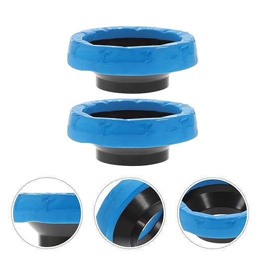 TIDTALEO 2pcs Toilet Wax Ring Kit for Toilet Bowl Replacement Wax Seal Ring Fits Waste Lines for Odor Prevention and Leak Protection in Home and Office Bathrooms