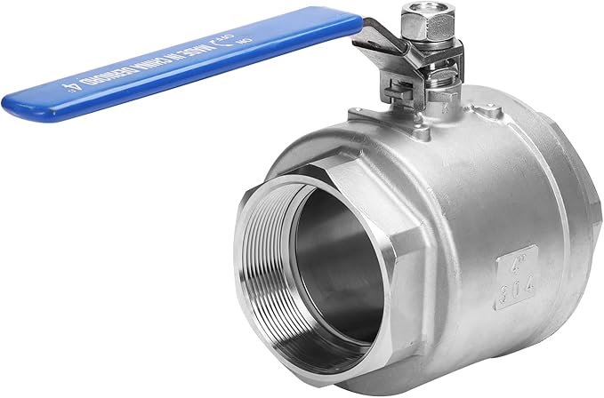 DERNORD Stainless Steel 304 Ball Valve, Full Port Heavy Duty for WOG with Locking Device (4 Inch NPT)