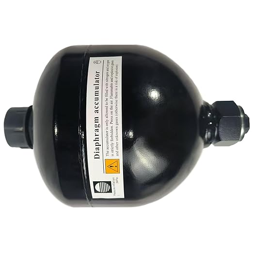 Autovo G1/2 46cu.in (0.75L) Diaphragm Accumulator 4786psi Max Working Pressure