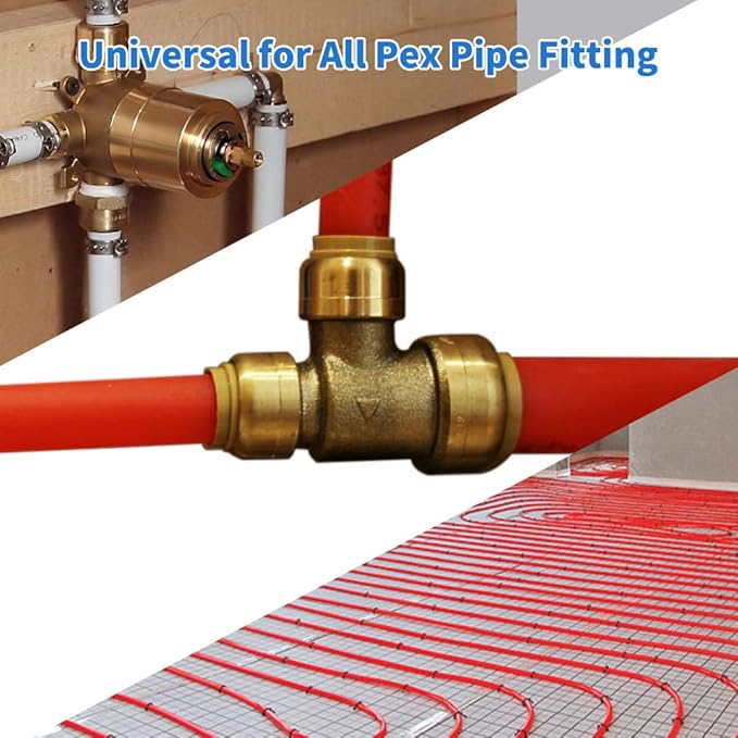 50 PCS 1/2 Inch PEX Cinch Clamps Rings, 304 Stainless Steel PEX Fitting Clamps Pinch Clamp Rings Crimp Rings for PEX Tubing Pipe Fitting Connections (Silver-1/2inch(50PCS))
