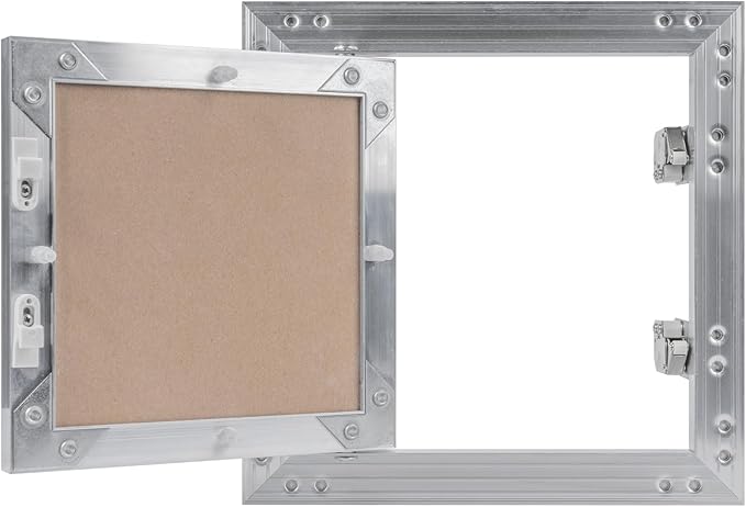 8" x 8" Inch Wall Access Panel - Waterproof Drywall Panel & Aluminum Frame Crawl Space Hatch Door - Plumbing Access Panel for Wall & Ceiling, HVAC - Drywall Access, Cover