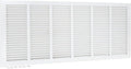 EZ-FLO 30 x 12 Inch (Duct Opening) Return Air Vent Cover for Wall or Ceiling, Solid Steel Return Air Grille, HVAC Vent Cover, White, 61648