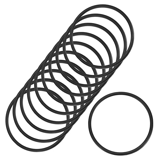 20-Pcak Nitrile Rubber O-Rings, 45mm ID, 41mm OD, 2mm Width, Metric Sealing Washer Gasket for Automotive Machine Plumbing/Faucet/Air or Gas Connections, Resists Oil and Heat 1