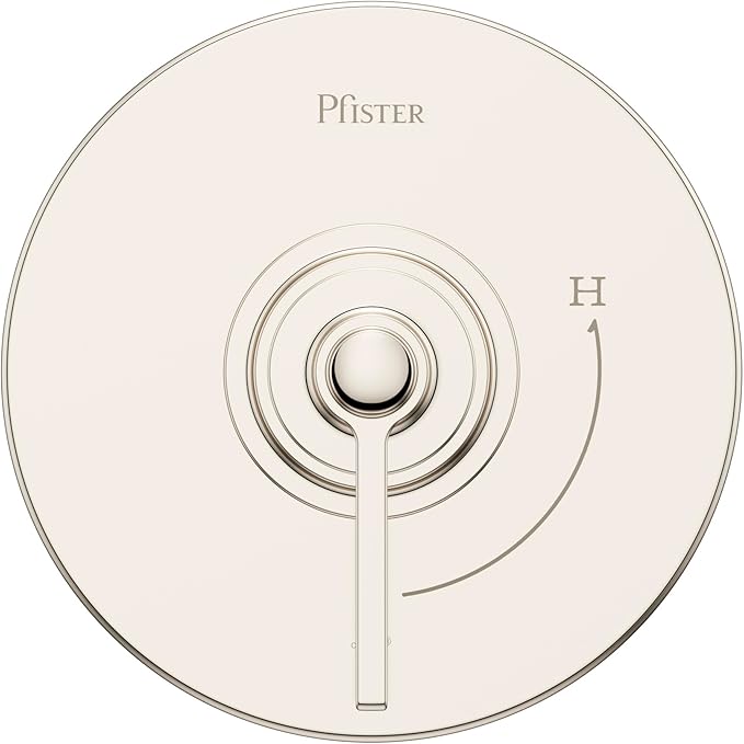Pfister R89-1WN Winter Park Pressure Balanced Valve Trim Only with Single Lever Handle - Less Rough In - Brushed Gold