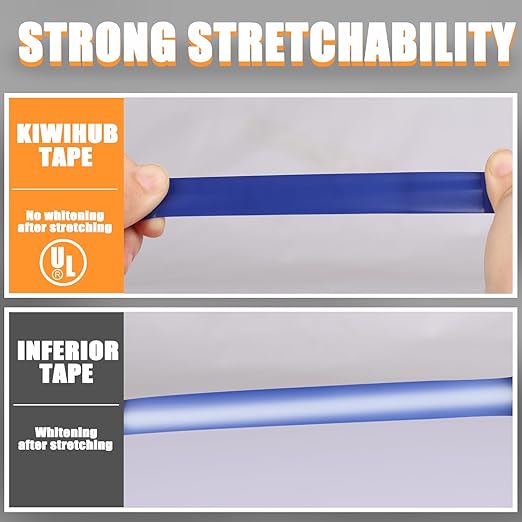 Blue Electrical Tape, UL Approved, 9 Pack 0.7in X 33ft, Industrial Grade Vinyl Insulating Tape for Improvement Electric Equipment