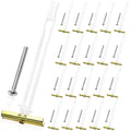 Peohud 20 Pack Drywall Anchor with Included Bolts for 1/4"-20, Heavy Duty Hollow Wall Anchors for TV Mounting, Cabinets, Holds up to 265lbs Each in 1/2" Drywall