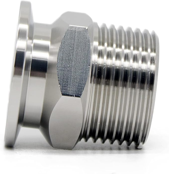 SS304 KF25 NPT Male Adaptor thread 1" NW25 KF Male coupling ISO-KF25 X NPT 1"