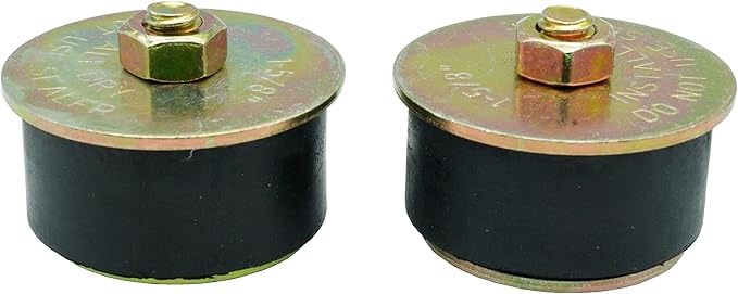 Rubber Expansion Plug (1-5/8 Inch to 1-3/4 Inch) 41mm - 44mm，2-Pack Neoprene Expansion Plug Replace Automotive Engine Expansion Plugs 58254, 570-010