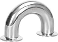 DERNORD 1.25" Tube OD Elbow 180 Degree Sanitary Pipe Fitting SS304 Tri Clamp 1.5 Inch