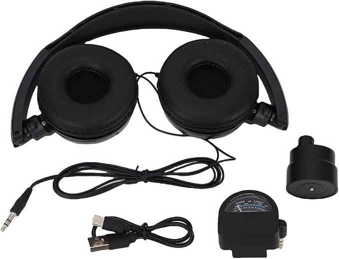Yosoo Health Gear Water Leakage Detection 13000x Sound Amplification Pipe Leak Detector Kit Professional High Sensitivity (Leak Detector with Large Headphone and Field)