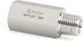 ChillWaves 304 Stainless Steel In-Line Siamese Check Valve 1/2" NPT Male x 1/2" NPT Female Thread, One-Way Non-return Check Valve，Prevent Water Back-flow(1-PACK)