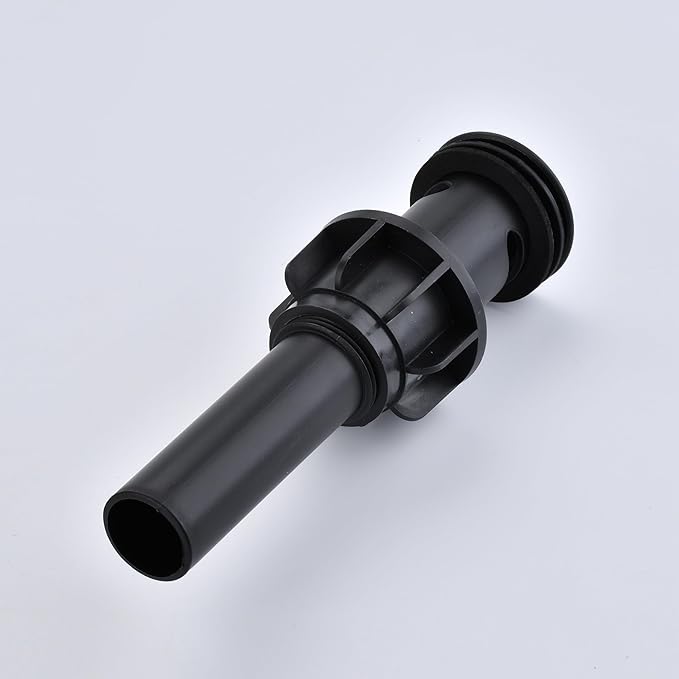 Bathroom Sink Drain with Overflow: Matte Black Bathroom Sink Drain Stopper for Bathroom Vanity Vessel Sink, Pop-up Sink Drain with Hair Catcher Anti-Clogging Strainer