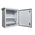 Outdoor Electrical Enclosure Equipment Box - 19.7 * 23.6 * 11.8" Universal IP Waterproof Box,Galvanized Plate Electrical Enclosure,with Removable Mounting Plate and Muffin Fan Vent((50 * 60 * 30cm)