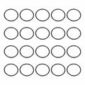 HARFINGTON 20pcs Nitrile Rubber O-Rings 29mm OD 25mm ID 2mm Width Metric Buna-N NBR Sealing Gasket Plumbing Sealing Repair O Rings for Car Auto Vehicle Repair Faucet Air Gas