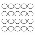 HARFINGTON 20pcs Nitrile Rubber O-Rings 32mm OD 28mm ID 2mm Width Metric Buna-N NBR Sealing Gasket Plumbing Sealing Repair O Rings for Car Auto Vehicle Repair Faucet Air Gas