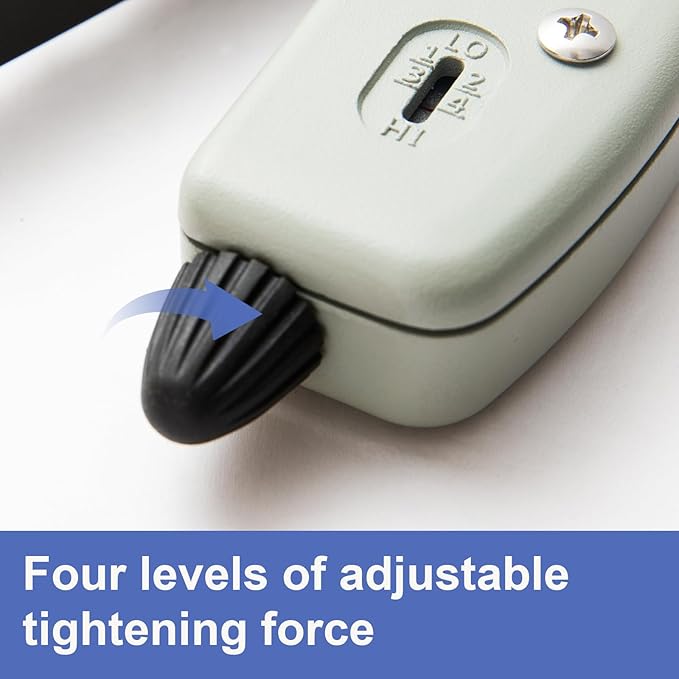 OFFO Metal Zip Tie Cutter, Adjustable Tightening Force Stainless Steel Automatic Cable Tie Cutter Tightening Tool for Stainless Steel Tie Wrap with Free Zip Tie Release Tool, One-handed Mode