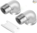 TAISHER 5PCS 304 Stainless Steel 90 Degree elbow, 1 Inch NPT Male Pipe to 1 Inch NPT Female 304 Stainless Pipe Fitting