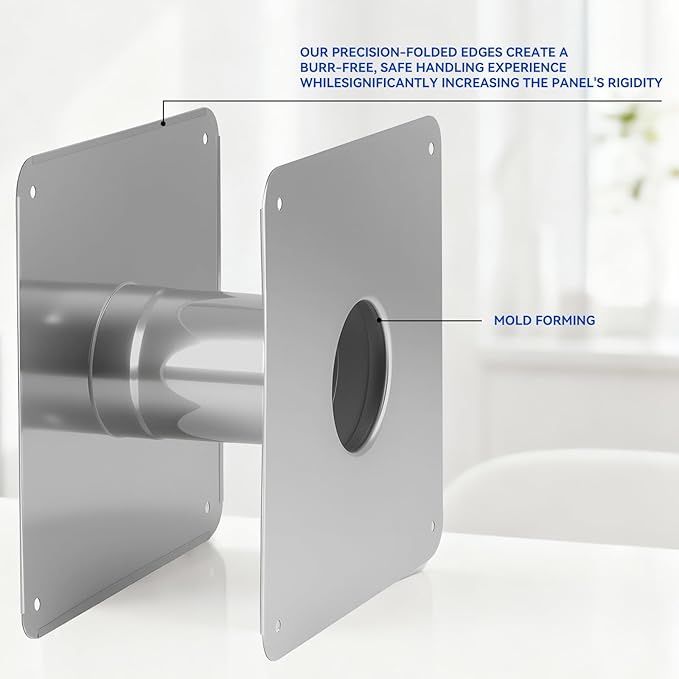 Vent Kit 3.15-inch Stainless Steel Ventilation Wall Sleeve, extendable, for Indoor Gas tankless Water heaters，for Ventilation Pipes Under 3 inches.