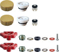 Universal Outdoor Faucet Repair Kit (VACVBKX1B Vacuum Breaker,Metal Handle),Wall Hydrant Complete Replacement Kit,Anti-Siphon Frostproof Faucet Valve Hose Faucet Fitting Repair Kit（2Pack）
