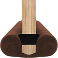 Door Draft Stopper for Doors 29-35" No Adhesive Draft Stopper for Bottom of Door Draught Excluder Under Door Wind Blocker Reduce Noise Draught Excluder Sweep Sound Proof(Brown)