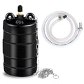 4 Inch Inflatable Pipe Plug Sewer Test Plug, Inflatable Balloon Rubber Plug for Water Pressure Testing, Water Flow Blocking, and Pipe Leak Inspection, with 39.37" Hose and Chain