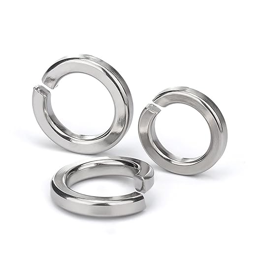 1/2" x 0.869"OD Split Lock Washer, 18-8 (304) Stainless Steel Spring Lock Washer 25PCS