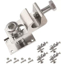 4Sets Solar Panel Photovoltaic Bolt-On Coupling Earthing Ground Lug Cable Clamp Ground Clamp with Lay in Lug for Bare Wire and Pipe