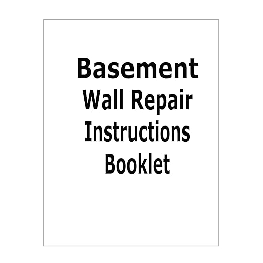 10 ft. Carbon Fiber Basement Wall & Foundation Crack Repair kit High Strength - Easy DIY Repair
