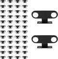 (Pack of 50) EFIELD Double Pipe Stay Hanger for 1/2 Inch IP Standard Pipe or 3/4 Inch Copper, CPVC & PEX Pipes - Universal Pipe Support Bracket,(ACC023-50PCS)