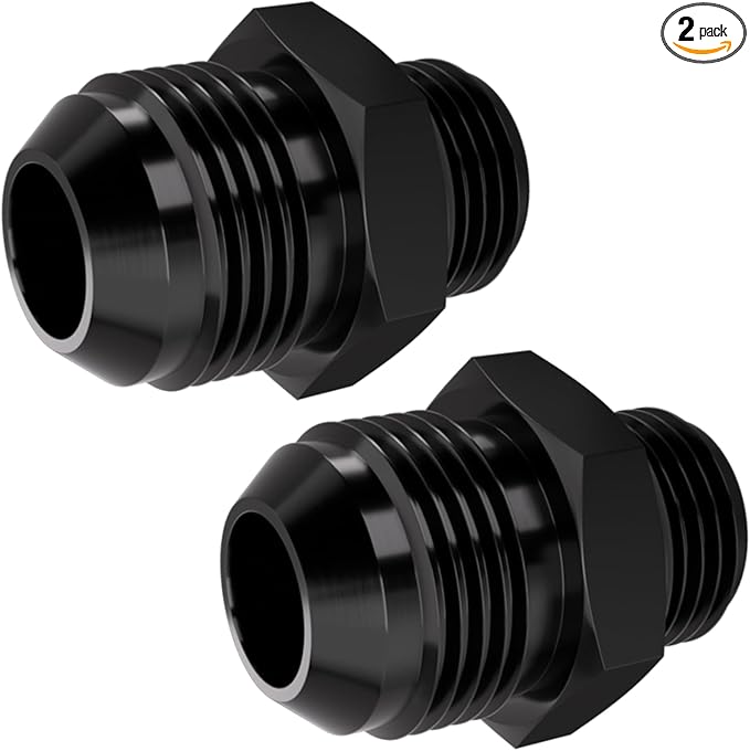 10AN Flare to AN12 ORB Male O-Ring Fitting Adapter (2PCS)