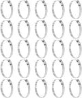 HARFINGTON 25 Pcs Hose Clamp 2-13/16"-3-3/4" (72-95mm) 304 Stainless Steel Adjustable Worm Gear Hose Clamp with Phillips Screw Assortment Kit for Fuel Line Pipe Plumbing Automotive Tube