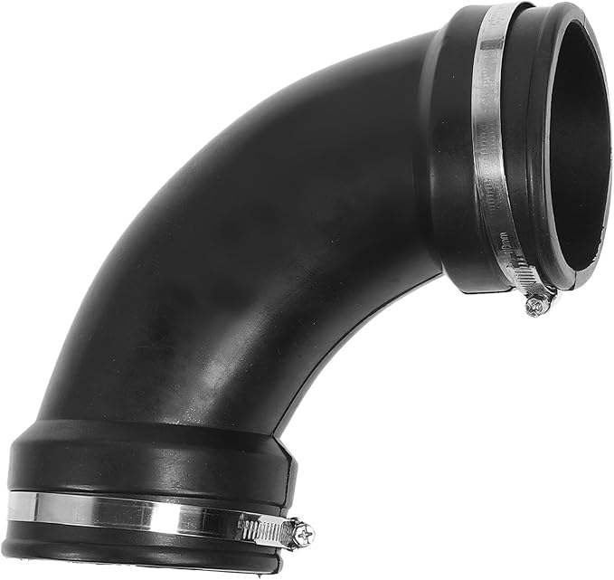 GOTOTOP RV Sewer Hose Adapter, Leakproof Flexible Joints Fittings with Gate Valve Bushing 4x3in 3x3in Adapters 90 Elbow, Complete RV Waste Plumbing Connection System for Trailer Camping