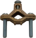 COREX 1/2" to 1" Bronze Water Pipe Ground Clamp - High Conductivity Grounding Clamp Conduit Fitting