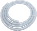 Gloxco Clear Braided PVC Tubing, Food Grade, Heavy Duty Reinforced Hose, 1/2" ID, 10 Ft Length