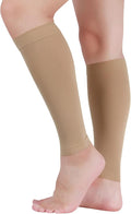 Lin Performance Medical Calf Compression Sleeve for Women and Men Lightweight Footless Socks for Nurses, Pregnant, Travel and Flight, Varicose Veins, Post Surgery Recovery, Edema