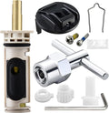 1222 Replacement Cartridge with Removal Tool 104421 & Handle Adapter Kit 116653 Be Suitable for Moen One-Handle Posi-Temp Faucets & Tub Showers - Durable Brass & Plastic Construction