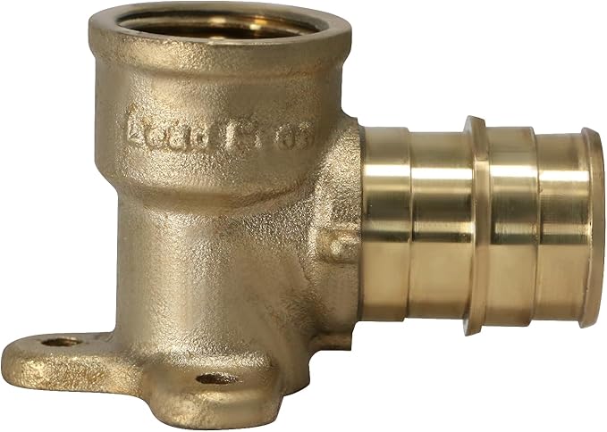 XFITTING 3/4 Inch Pex A x 1/2 Inch Female NPT Drop Ear Elbow, F1960 Expansion Drop Ear Elbow, 29-6-7=10XX, 10 Pieces
