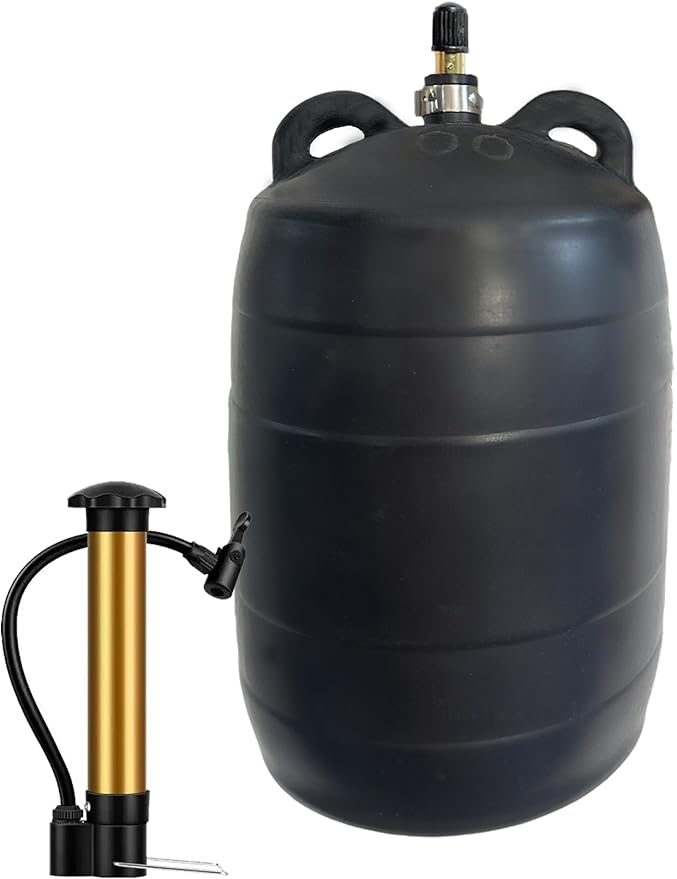 Inflatable Pipe Plug Balloon for Sealing and Testing of Sewer Pipes, Plumbing Pressure Bladder with Floor Pump - Plumbing Test Ball for Sewer Test, Water Shut Off & Temporary Blocking (4F Inch)