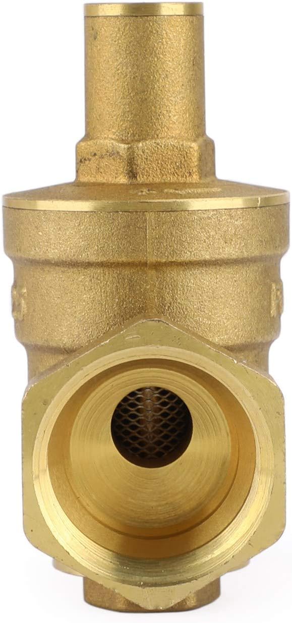Topteng DN25 1" Brass Adjustable Water Pressure Reducing Regulator Valves With Gauge
