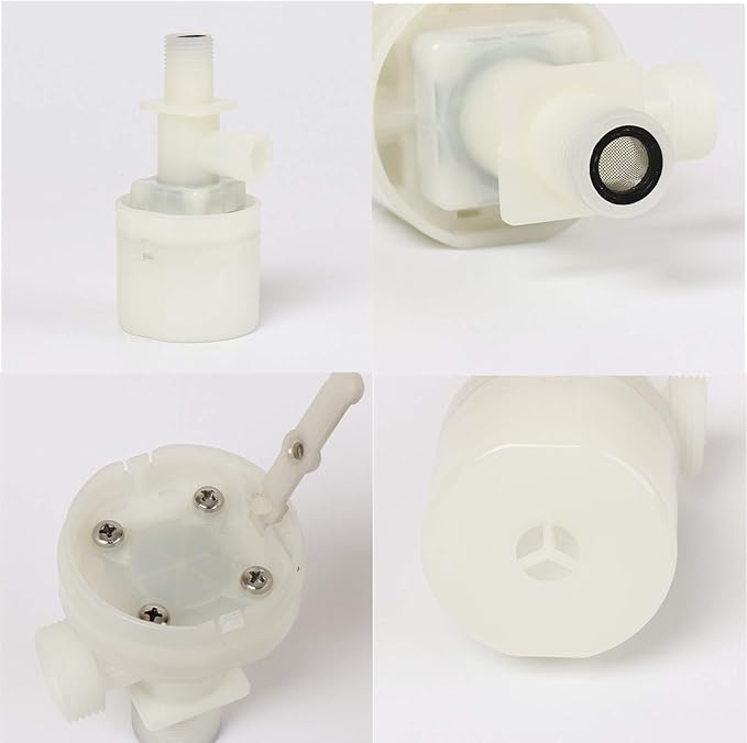 Water Float Valve, Water Level Control Water Tank Traditional Float Valve Upgrade 2 PCS (1/2", up inlet)