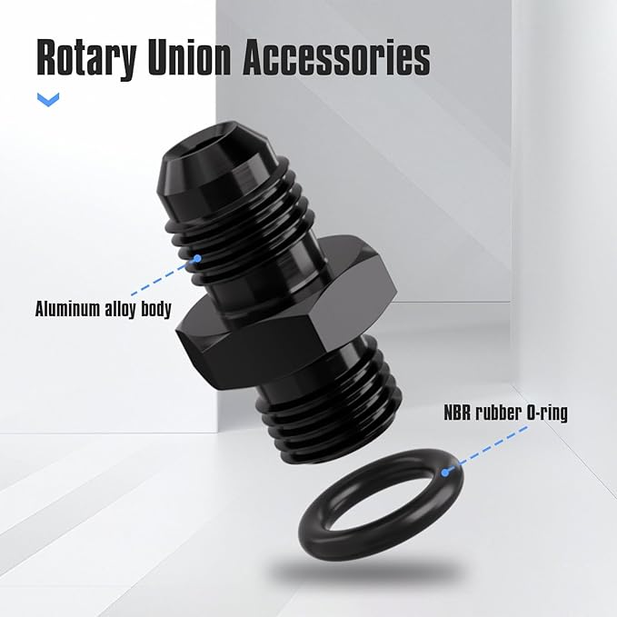 4AN Flare to AN4 ORB Male O-Ring Fitting Adapter (2PCS)
