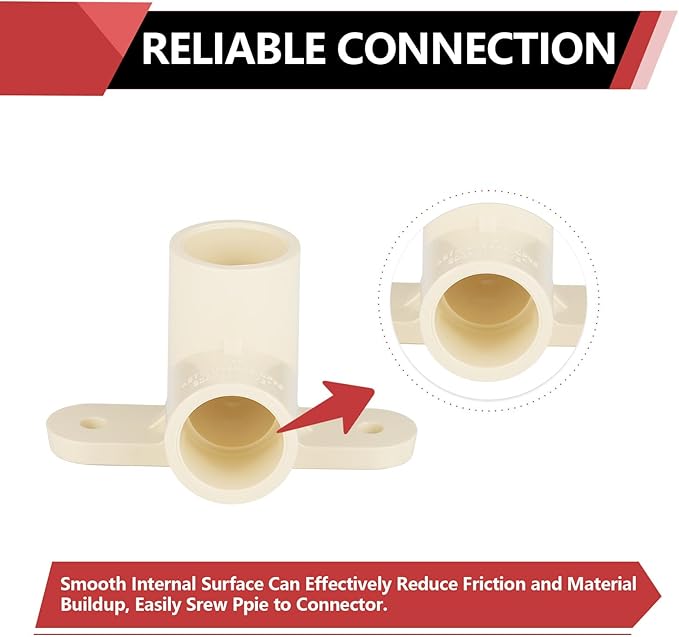 (Pack of 20) EFIELD CPVC Pipe Fitting, 3/4"Slip x 3/4"Slip CPVC-CTS 90-Degree Drop Ear Elbow(Wing Elbow),(CPVC047-10-20PCS)