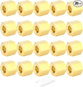 GASHER 20PCS Brass 3/8" Compression Fitting, Brass Compression Ferrule head