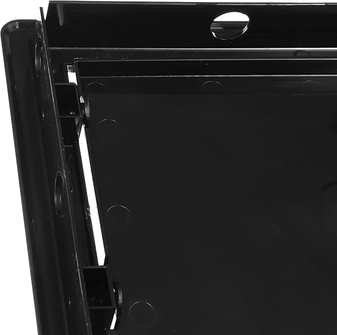 6" x 8" Black Plastic Access Panel - Drywall Wall Access Door for Plumbing, Electricity, Heating & Alarm Services